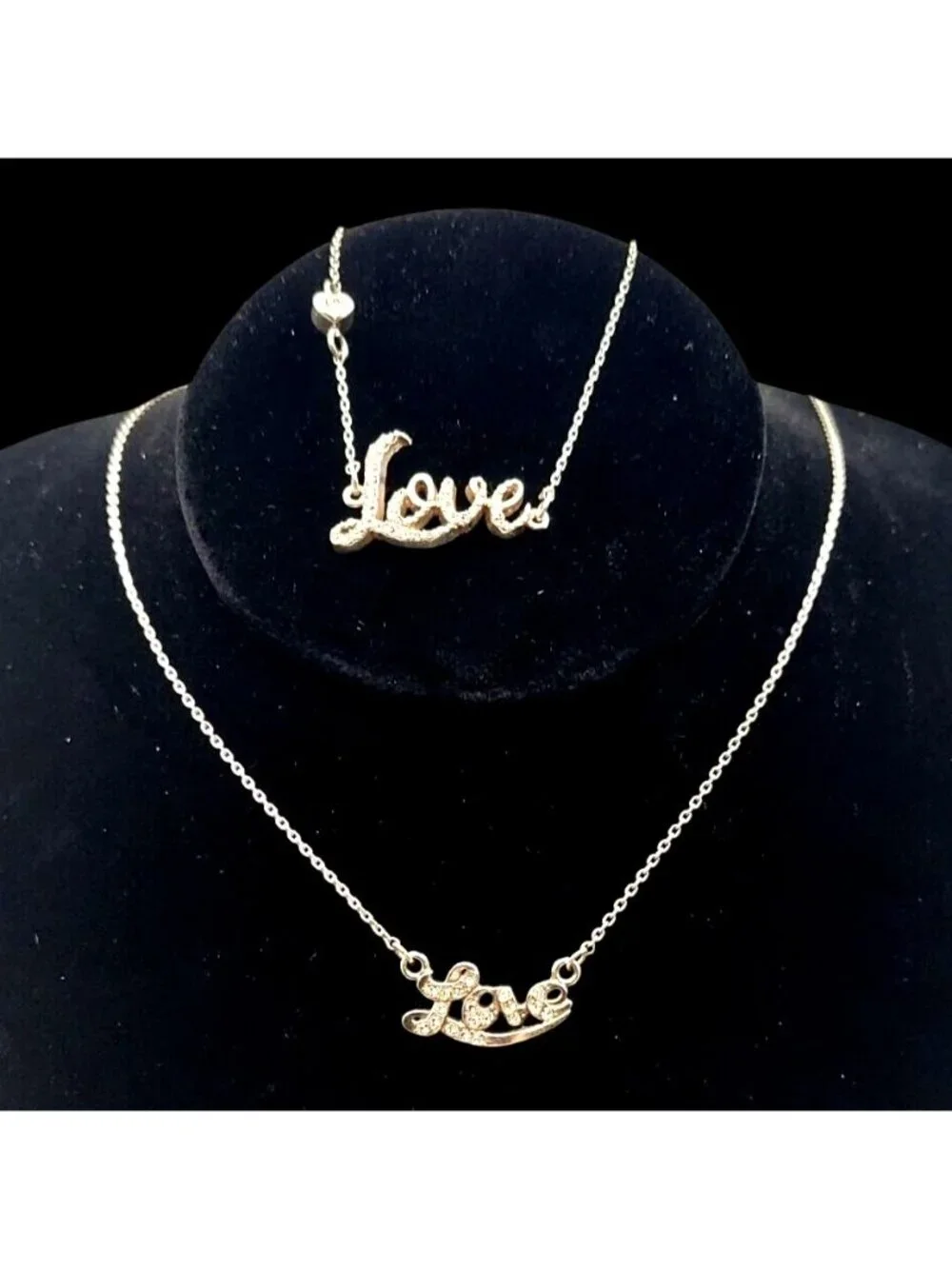 Brighton Script 2 Piece Jewelry Set Silver Plated Necklace Bracelet Gift Tin NWT